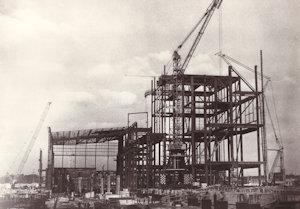 Budynek Główny Elektrowni w budowie